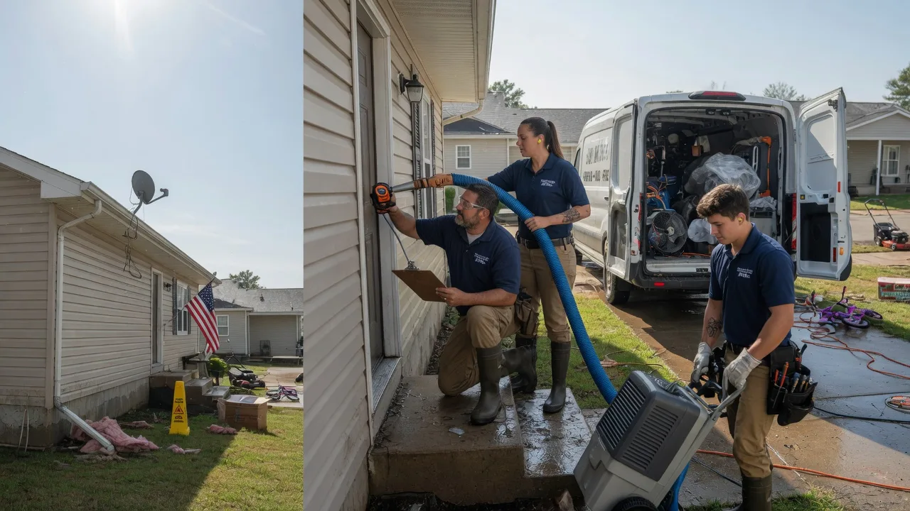 Ceiling Water Damage Restoration in Alvada, OH near me